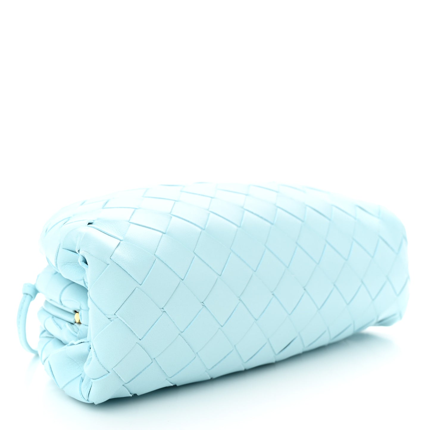 Nappa Intrecciato The Mini Pouch Pale Blue