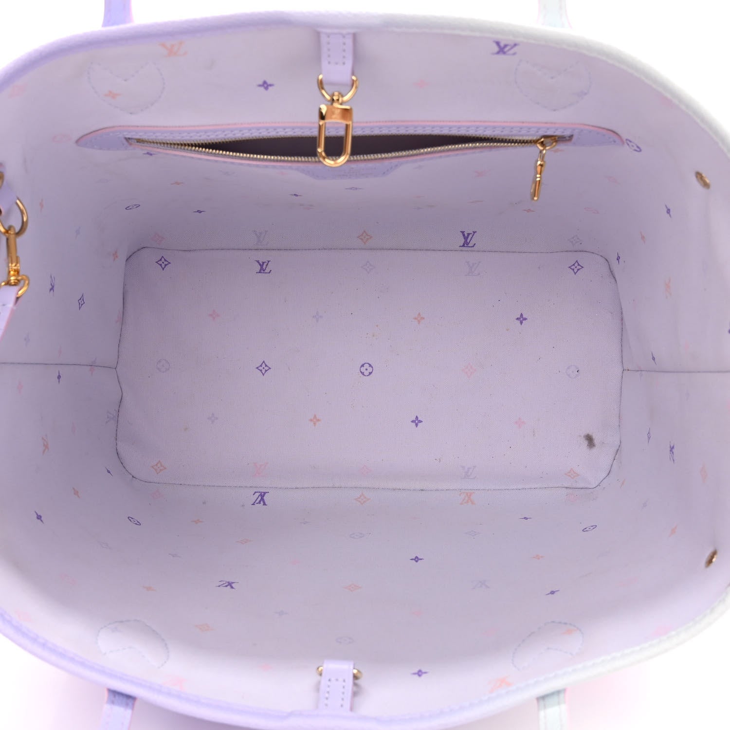 Louis Vuitton Monogram Giant Spring In The City Neverfull MM Sunrise Pastel 6 of 10