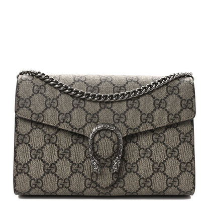 Gucci GG Supreme Monogram Mini Dionysus Chain Wallet Beige Taupe 1 of 9