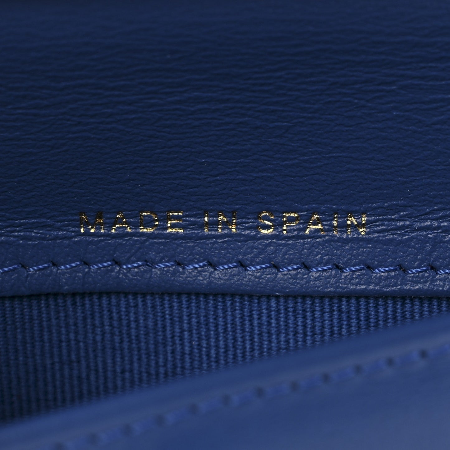 Caviar Quilted Studded CC Medium Flap Wallet Blue