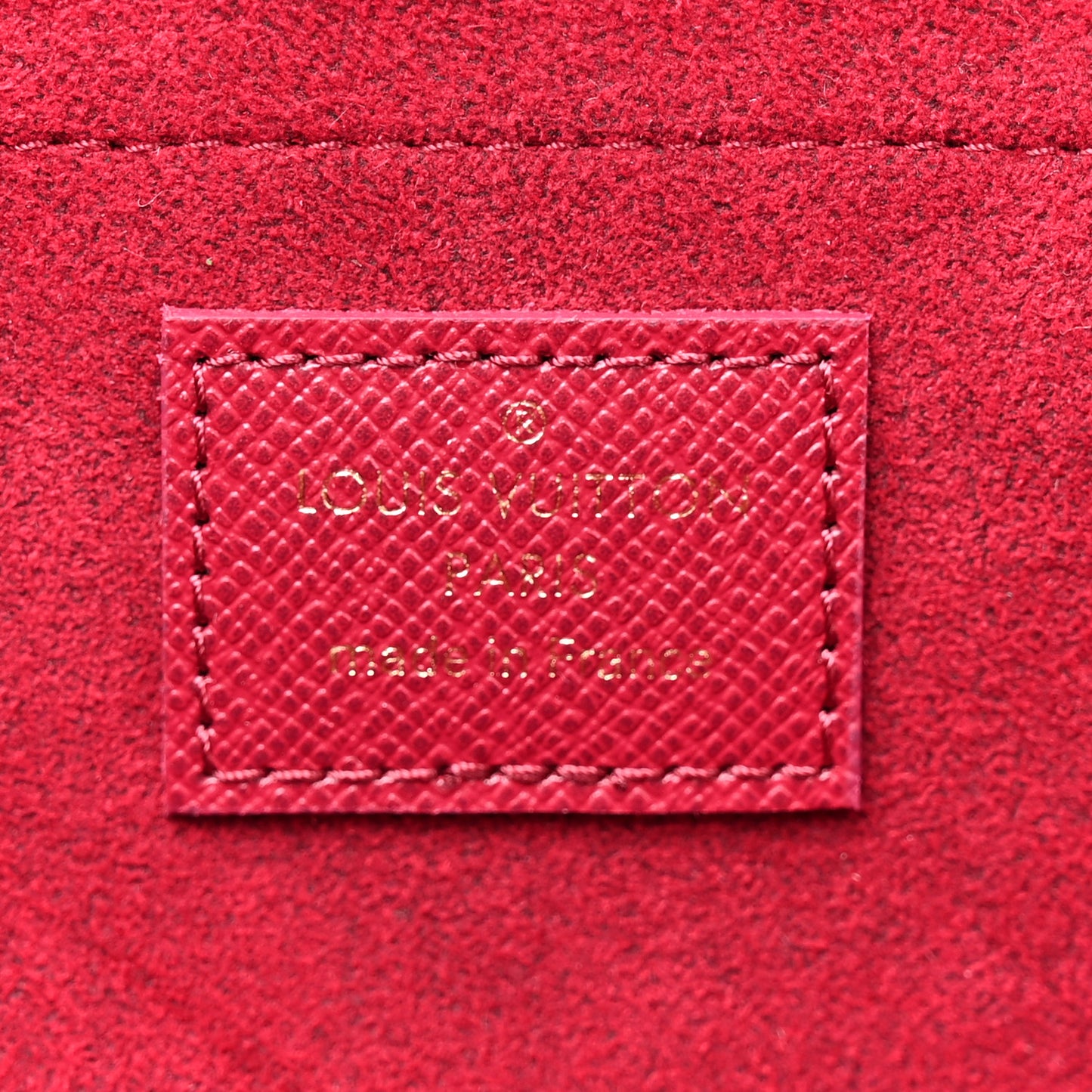 Monogram Pochette Felicie Chain Wallet Fuchsia