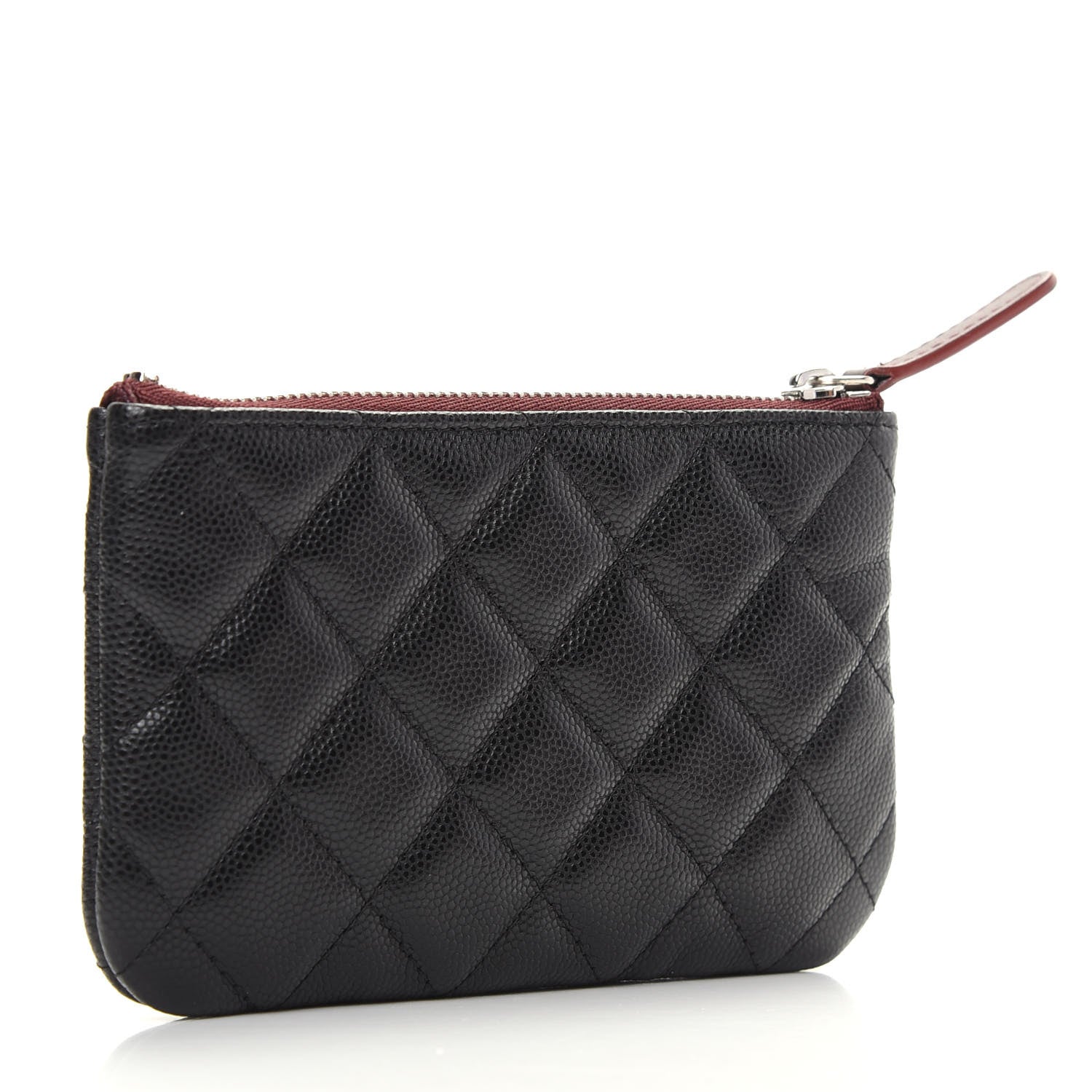 Chanel Caviar Quilted Small Cosmetic Case Black 3 of 9