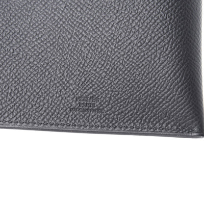 Hermes Epsom Tarmac Dot PM Passport Holder Black Gold 6 of 8