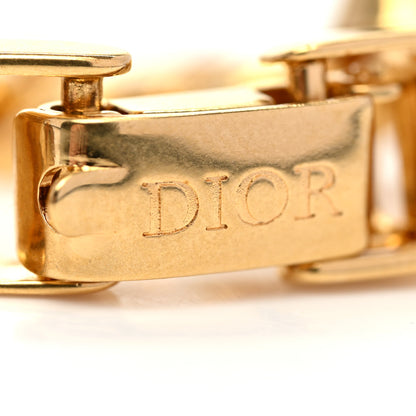 Christian Dior Metal Petit CD Spikes Chain Bracelet Gold 5 of 6