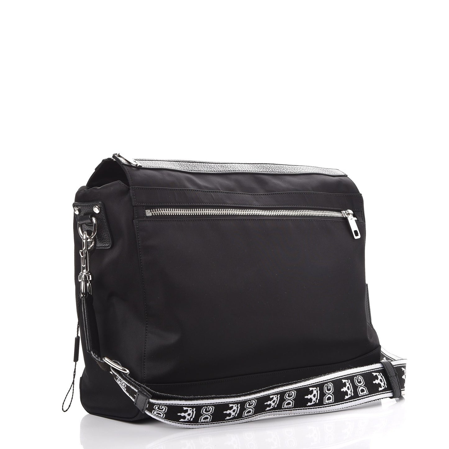 Nylon Messenger Black