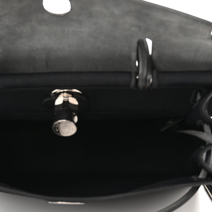 Hermes Military Toile Vache Hunter Herbag Zip PM 31 Black 5 of 10