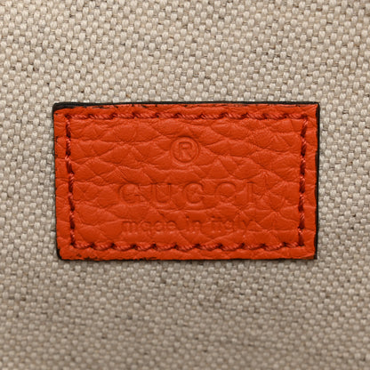 Gucci Piuma Calfskin Jumbo GG Embossed Pocket Belt Bag Good Orange 6 of 10