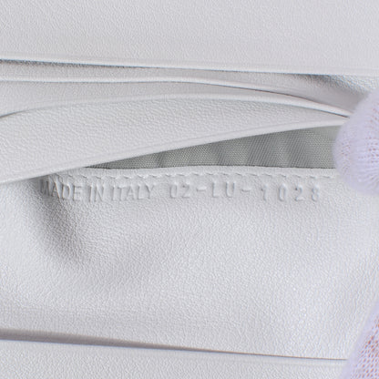 Christian Dior Leather Compact Wallet White 6 of 7