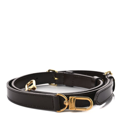 Louis Vuitton Calfskin 16mm Adjustable Shoulder Strap Brown 1 of 4