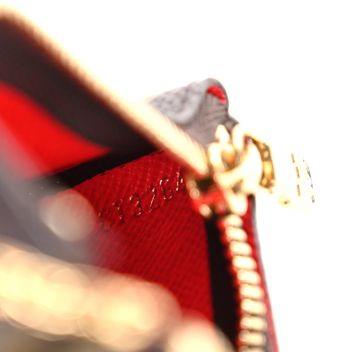 Louis Vuitton Monogram 2024 Christmas Animation Candy Factory Key Pouch Candy Red 7 of 8