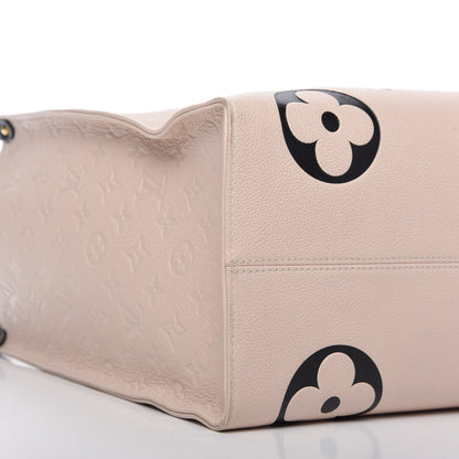 Louis Vuitton Empreinte Monogram Giant Crafty Onthego GM Creme Black 6 of 10