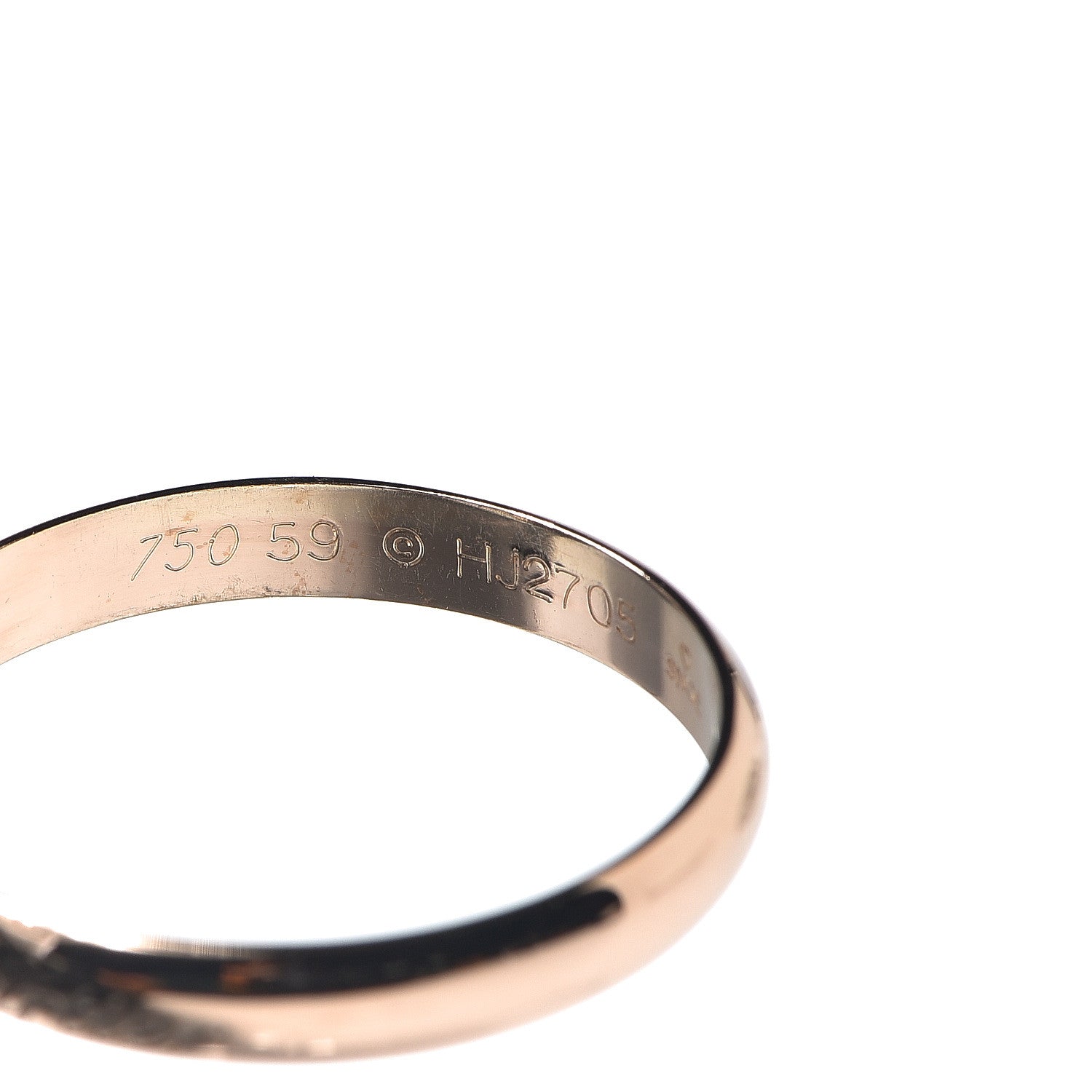 Cartier 18K Pink Yellow White Gold Small Trinity Ring 59 8.75 4 of 5