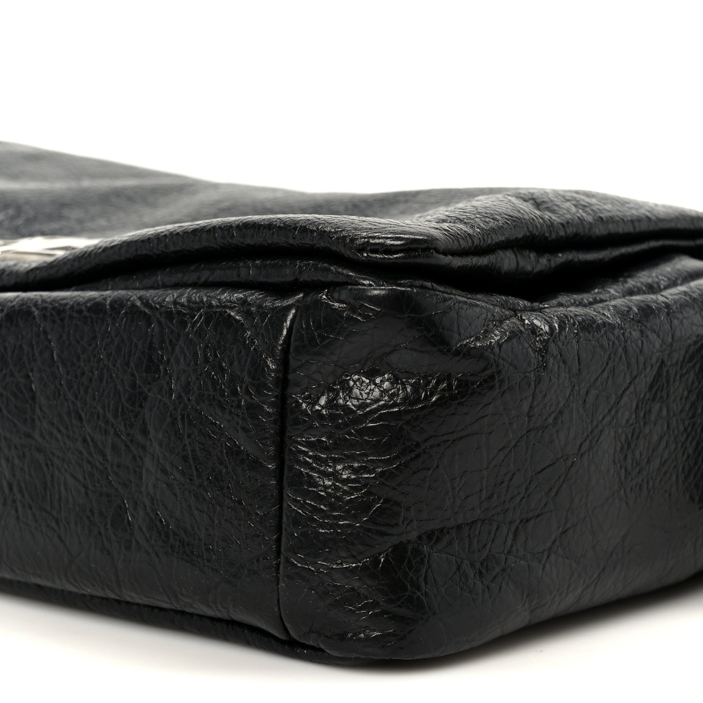 Arena Calfskin Small Monaco Flap Bag Black