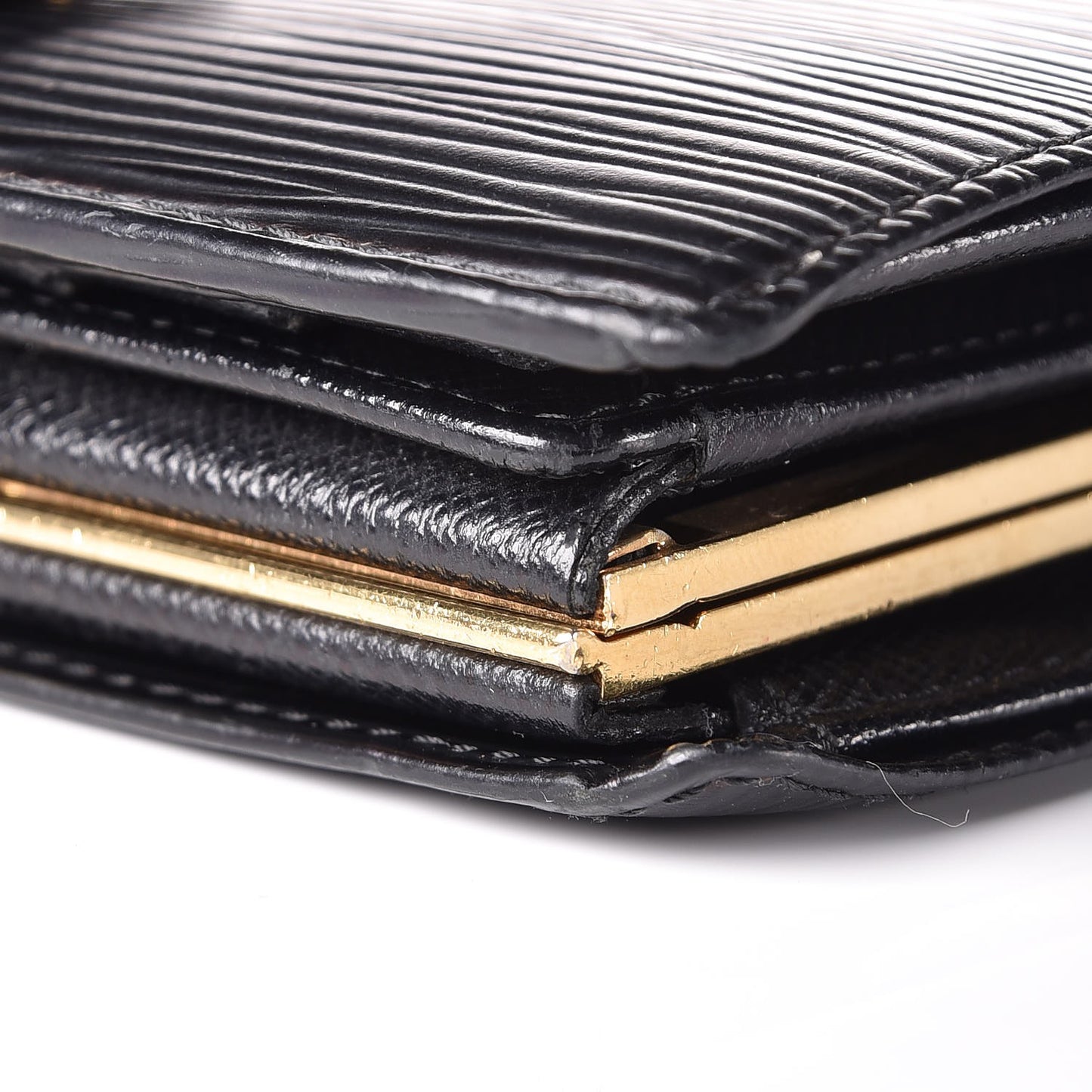 Epi French Purse Wallet Black