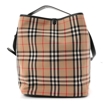 Burberry Vintage Check Calfskin Ashby Bucket Bag Archive Beige 1 of 11
