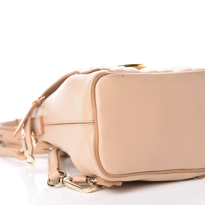 Chloe Calfskin Quilted Mini Faye Backpack Pearl Beige 10 of 12