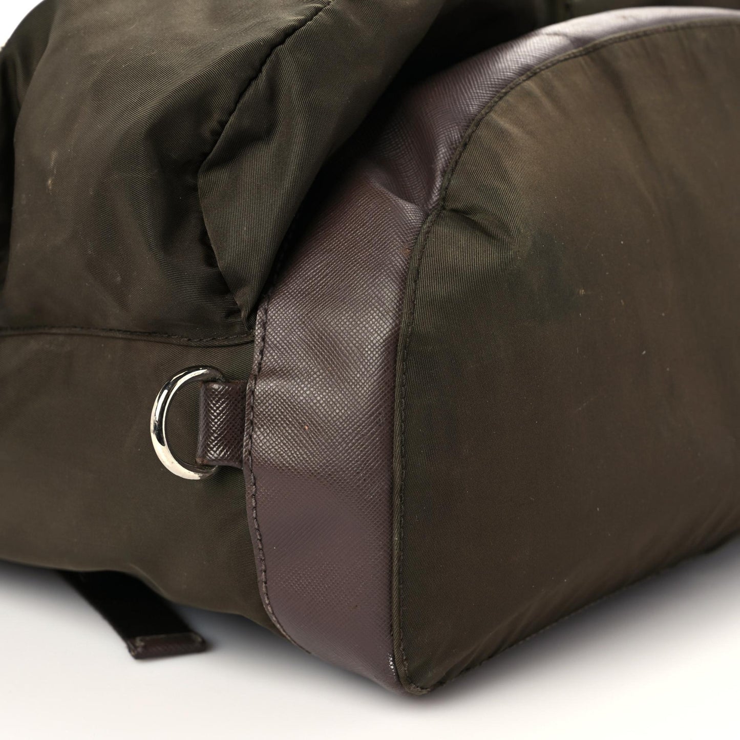 Tessuto Nylon Vela Medium Backpack Mimetico