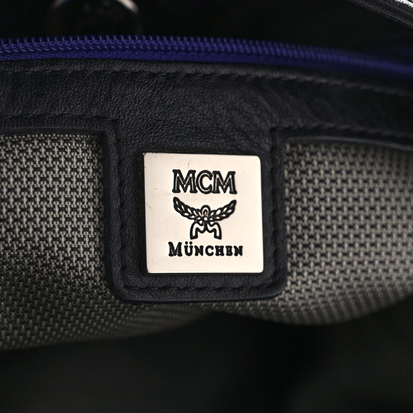 Nylon Monogram Bucket Black