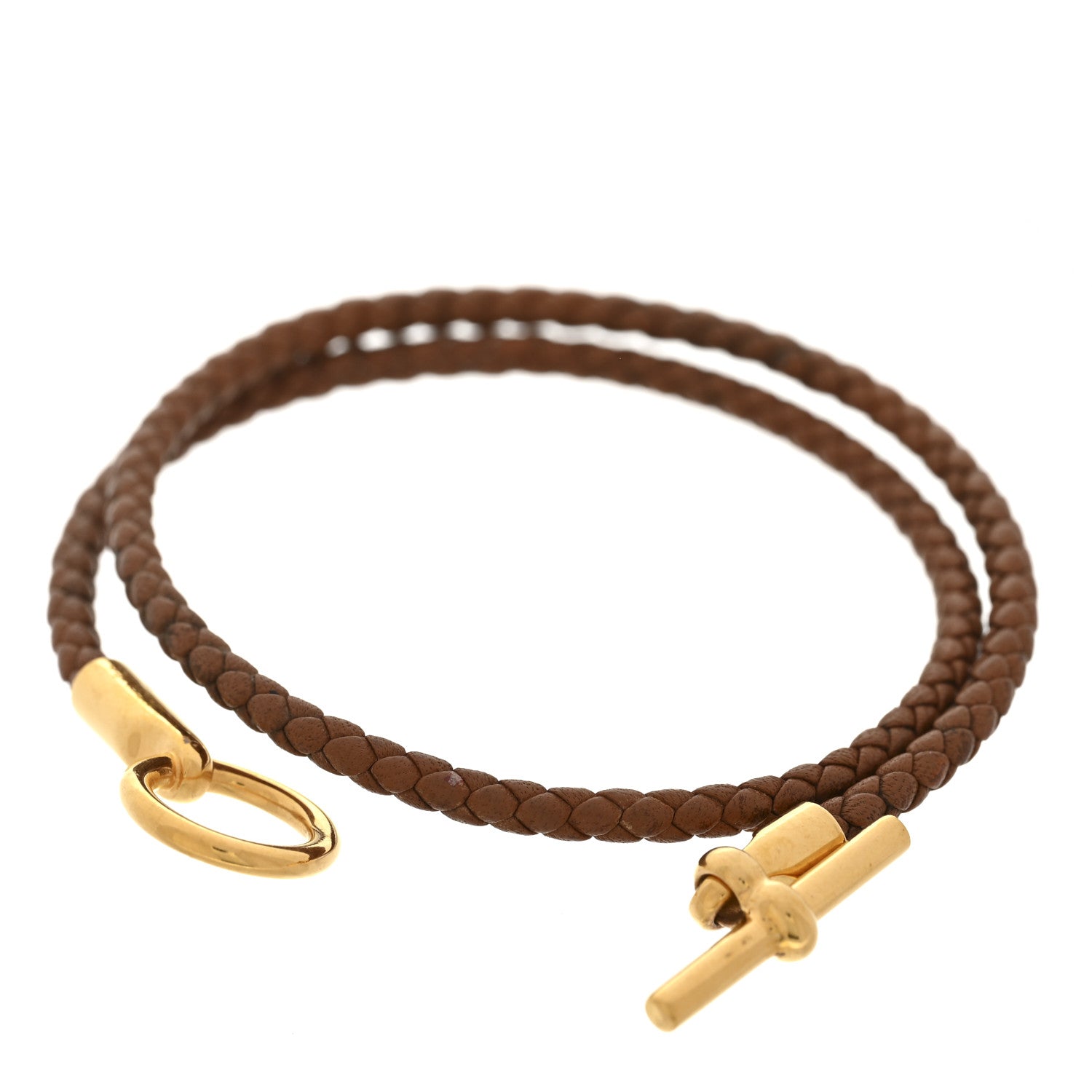 Hermes Swift Glenan Double Tour Bracelet T2 Gold 6 of 6