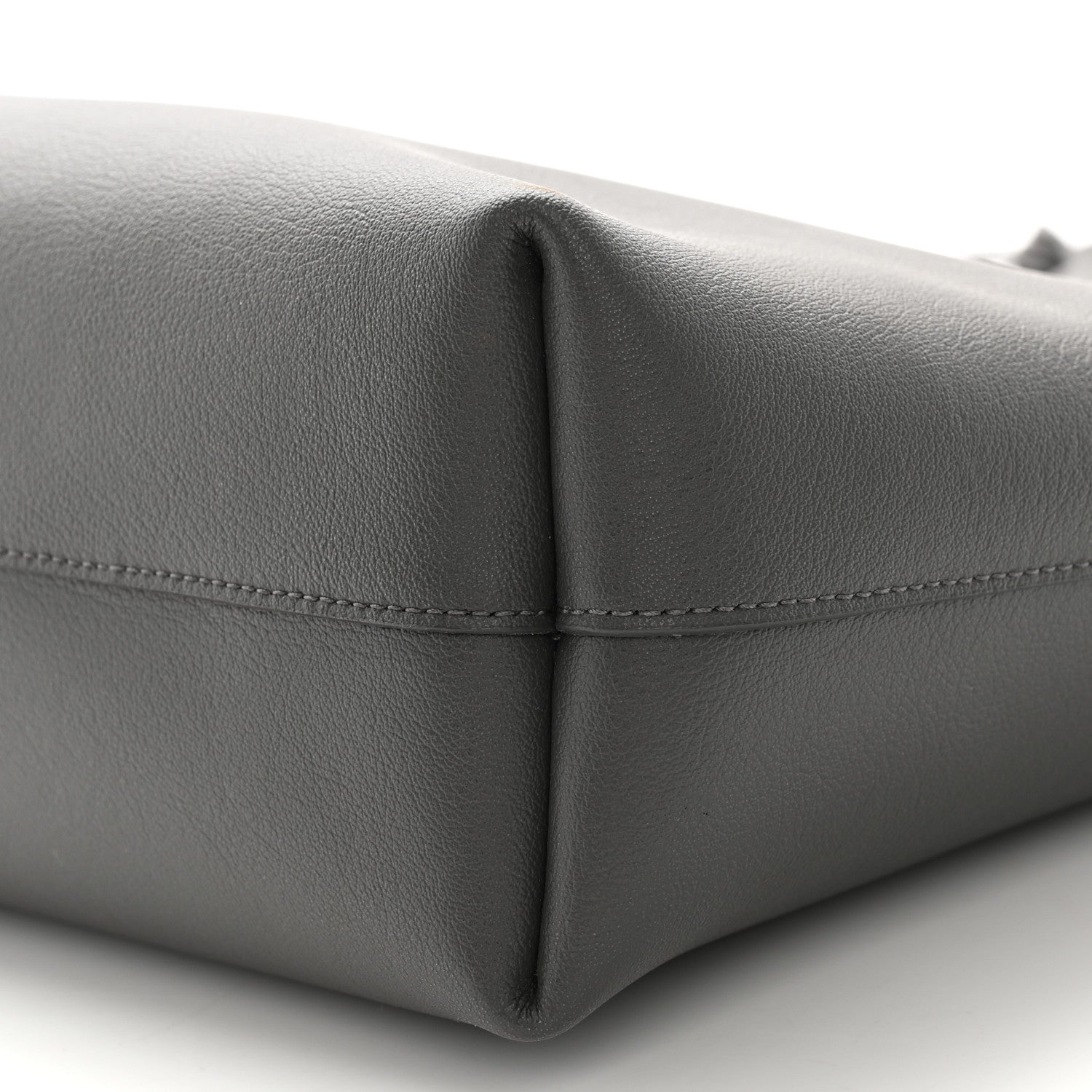 Saint Laurent Calfskin North-South Shopping Tote Storm 10 of 11
