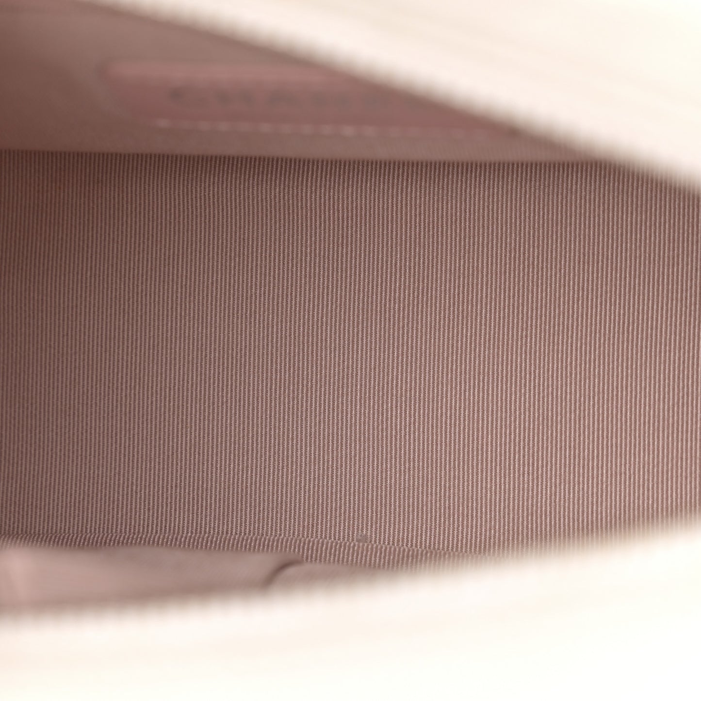Patent Goatskin Quilted Small Gabrielle Hobo White