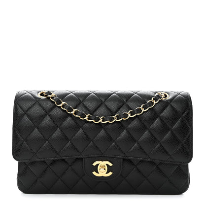 Chanel Caviar Quilted Medium Double Flap Black 1 of 11