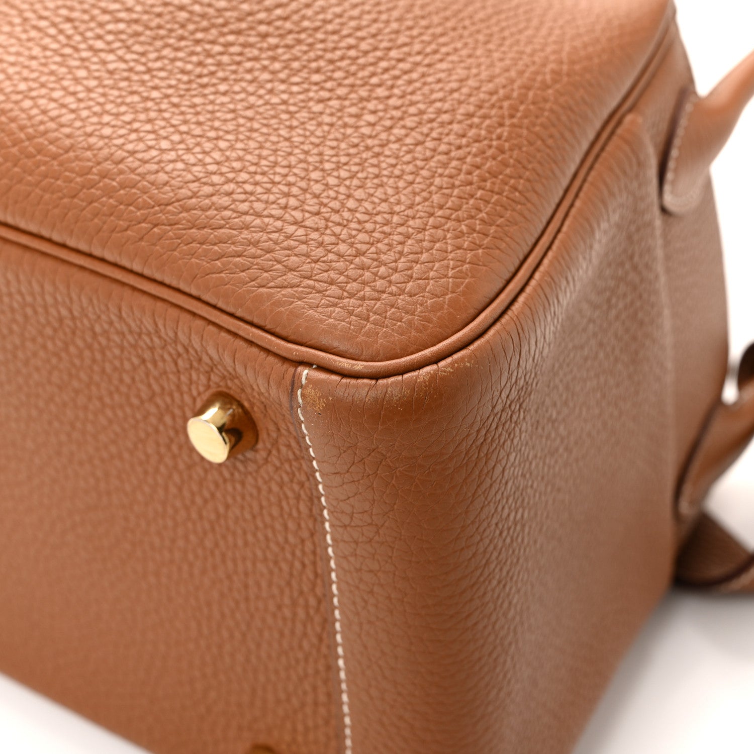 Hermes Taurillon Clemence Lindy 26 Gold Gold 11 of 14