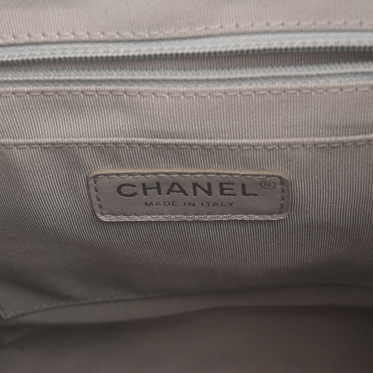 Chanel Iridescent Calfskin Chevron Quilted Small Urban Spirit Backpack Silver 6 of 9
