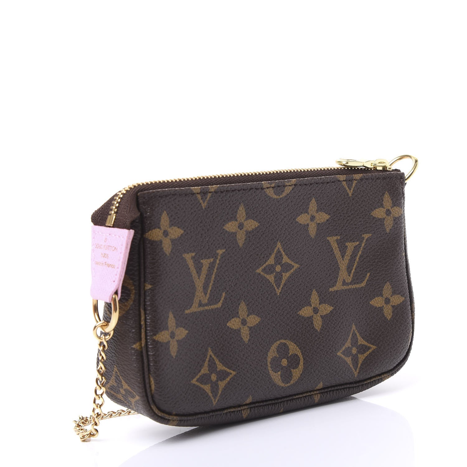 Louis Vuitton Monogram 2016 Christmas Animation Mini Pochette Accessories Rose Ballerine 2 of 10