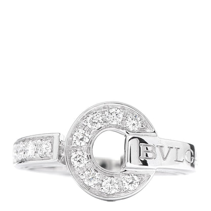 Bulgari 18K White Gold Diamond Bvlgari Bvlgari Ring 49 5 1 of 5