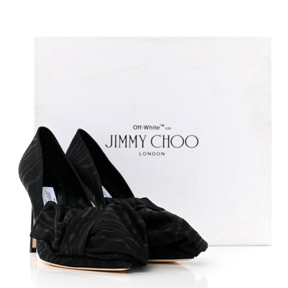 Jimmy Choo x Off White Moire Mary 100 Pumps 36 Black 8 of 8