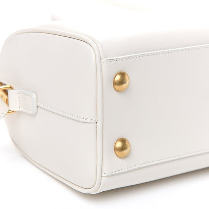 Saint Laurent Calfskin Classic Baby Duffle Porcellana 7 of 8