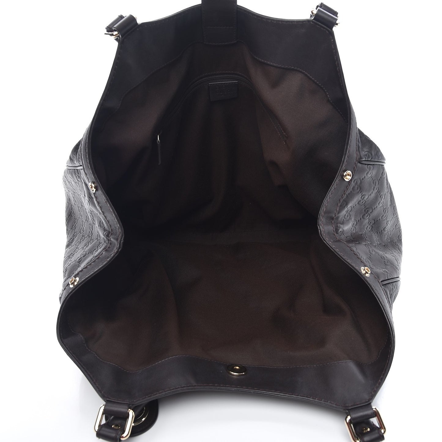 Guccissima Vitello Tender Large Sukey Tote Testa di Moro