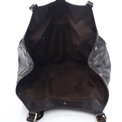 Gucci Guccissima Vitello Tender Large Sukey Tote Testa di Moro 5 of 7