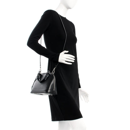 Louis Vuitton Epi Alma BB Black 2 of 7