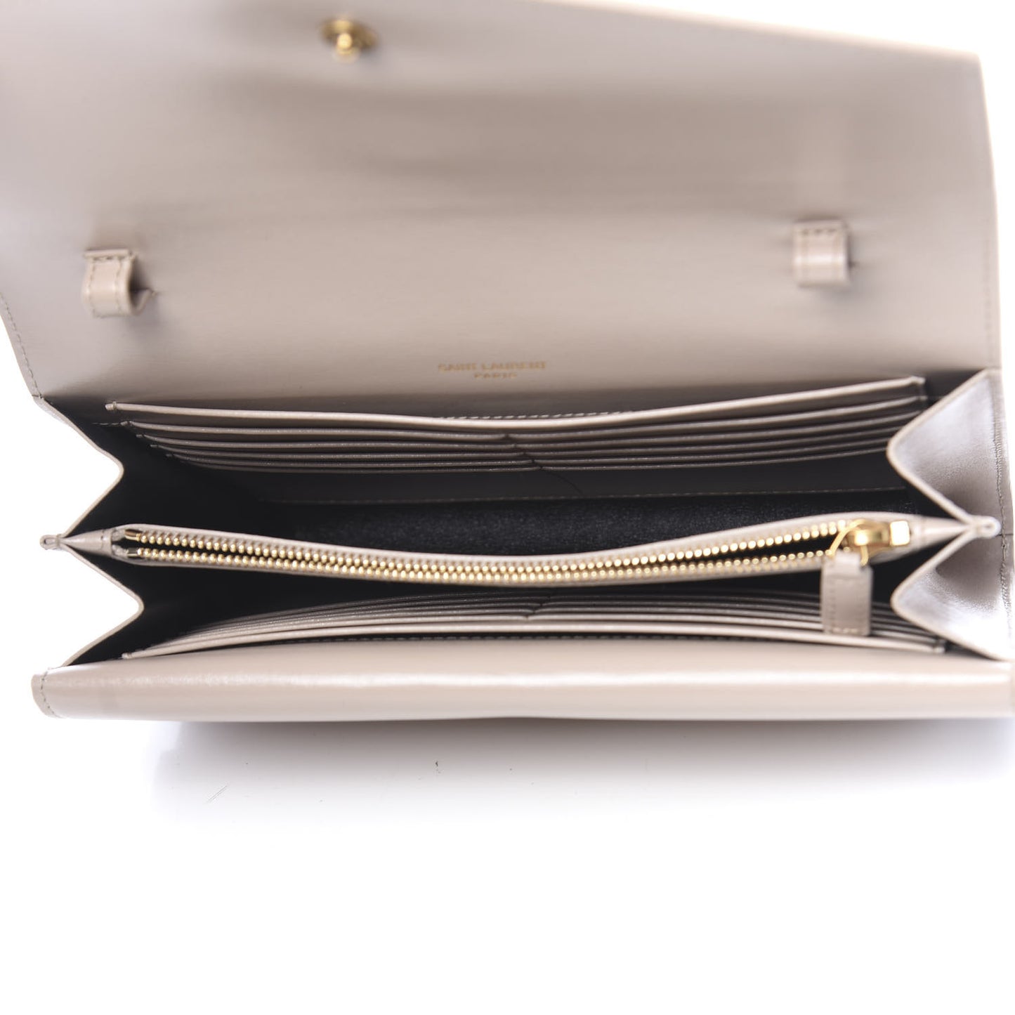 Smooth Calfskin Monogram Sulpice Chain Wallet Nude