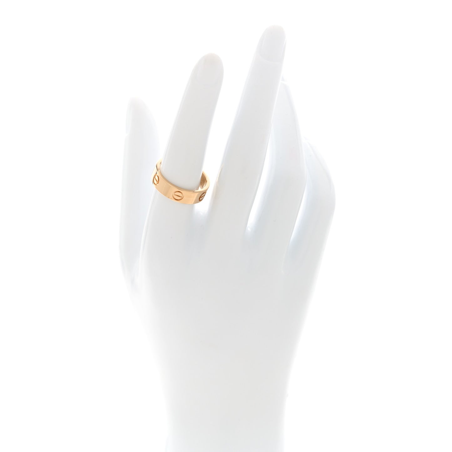 18K Yellow Gold 5.5mm LOVE Ring 55 7.25