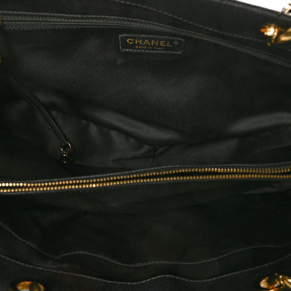 Chanel Caviar Quilted XL Grand Shopping Tote GST Black 5 of 11