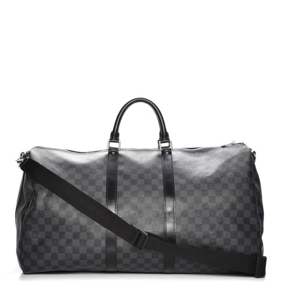 Louis Vuitton Damier Graphite Keepall Bandouliere 55 1 of 8