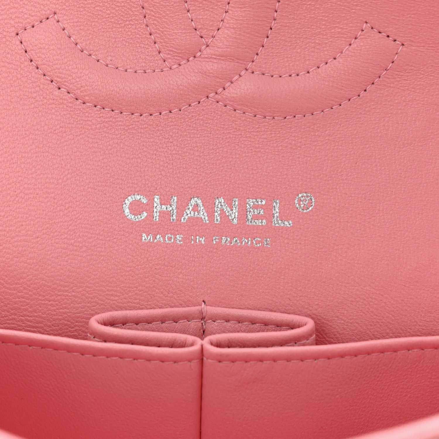 Chanel Caviar Quilted Medium Double Flap Pink 6 of 10