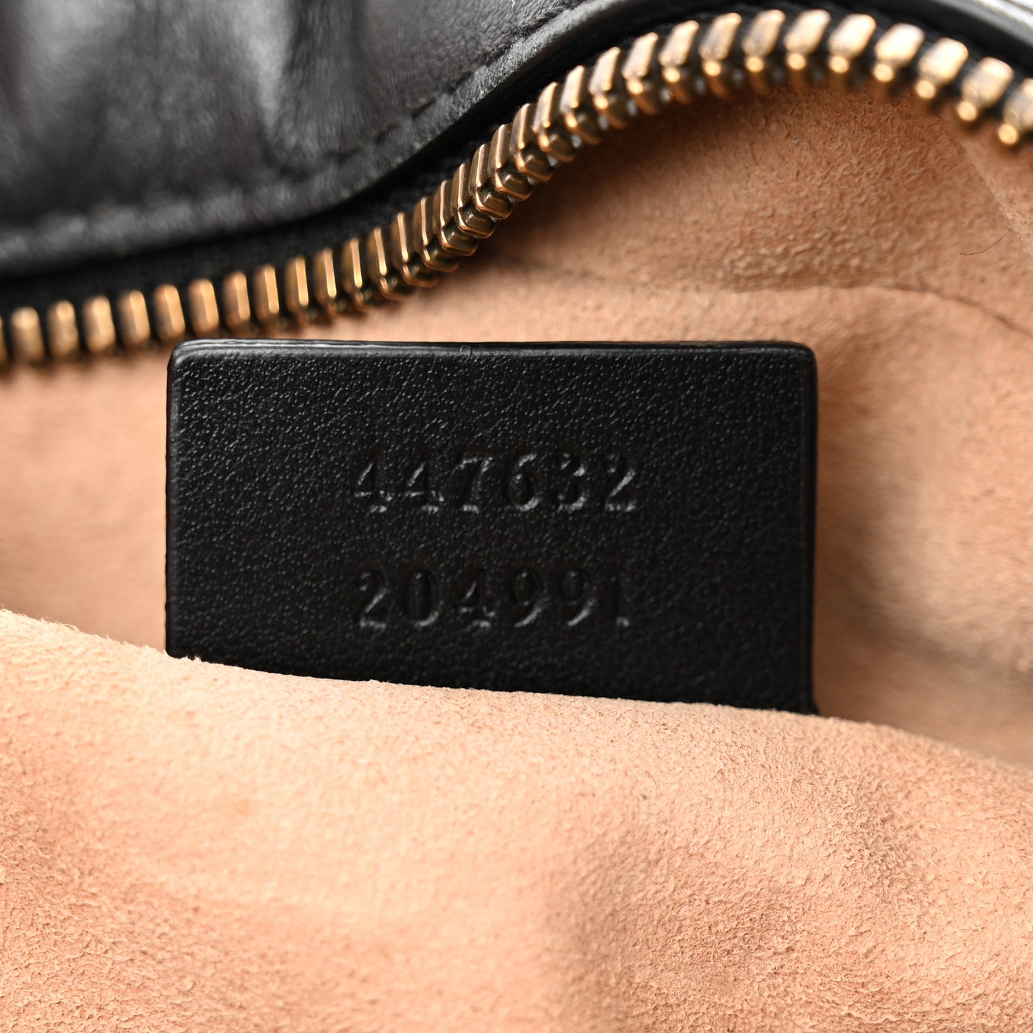 Gucci Calfskin Matelasse Small GG Marmont Chain Shoulder Bag Black 7 of 11