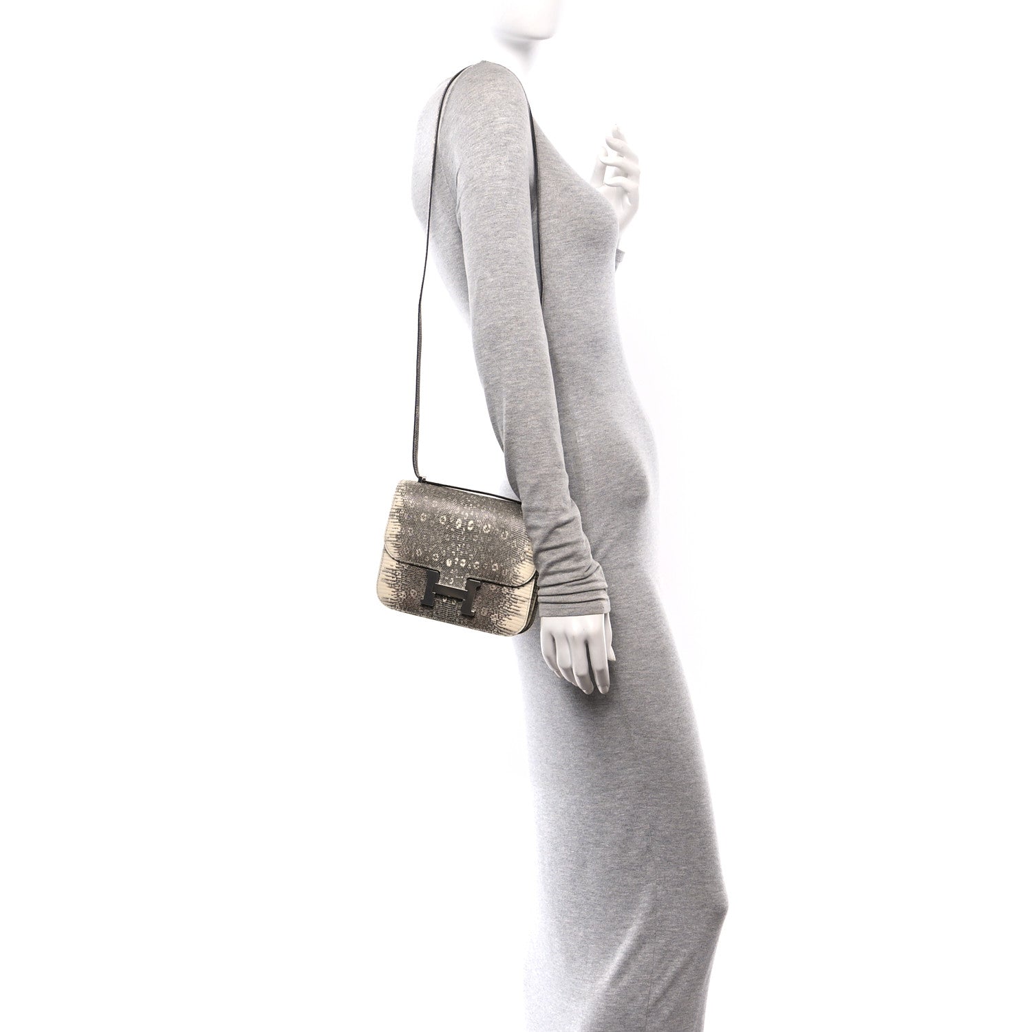Hermes Lizard Constance 18 Ombre 2 of 13