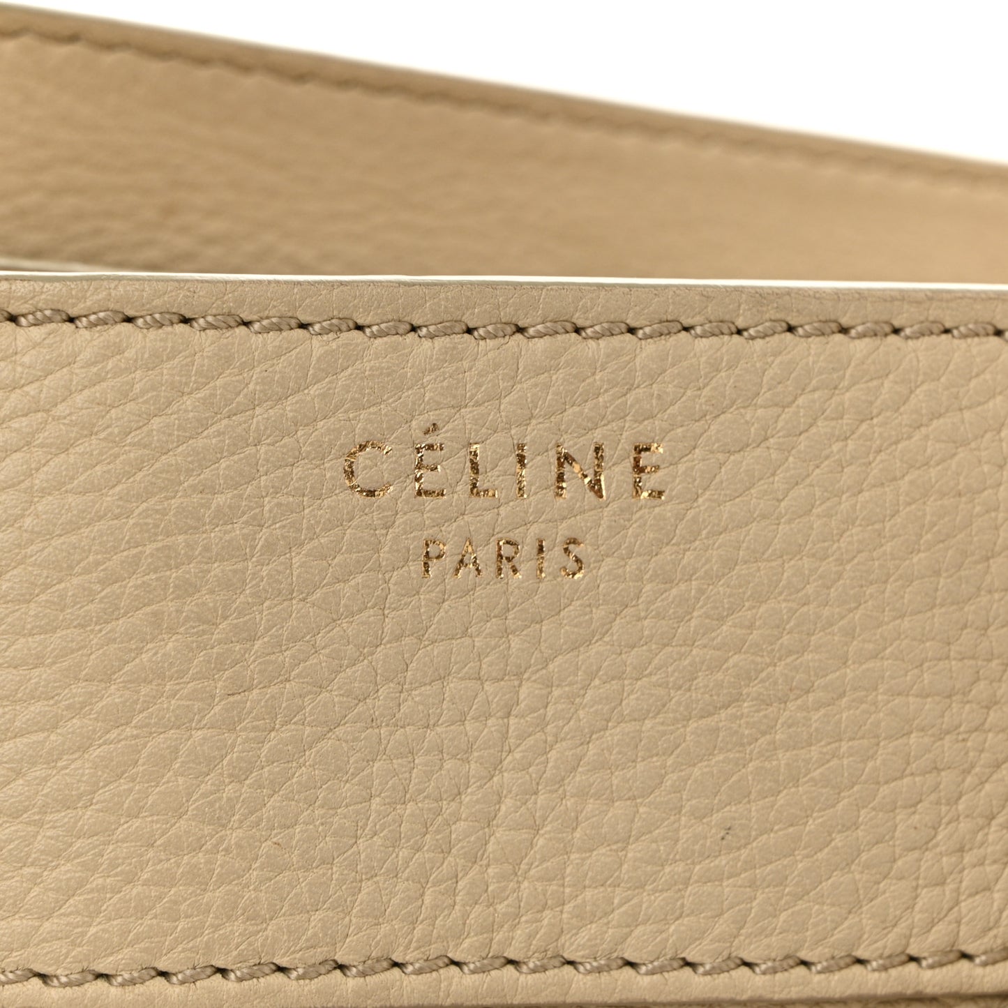 Drummed Calfskin Mini Luggage Dune