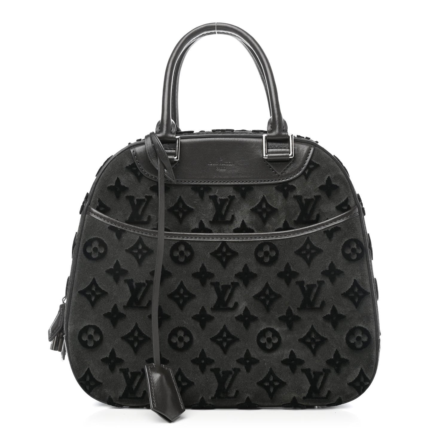 Monogram Suede Tuffetage Deauville Cube Gris