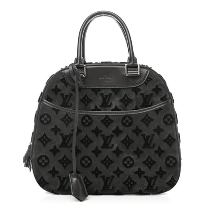 Louis Vuitton Monogram Suede Tuffetage Deauville Cube Gris 1 of 4