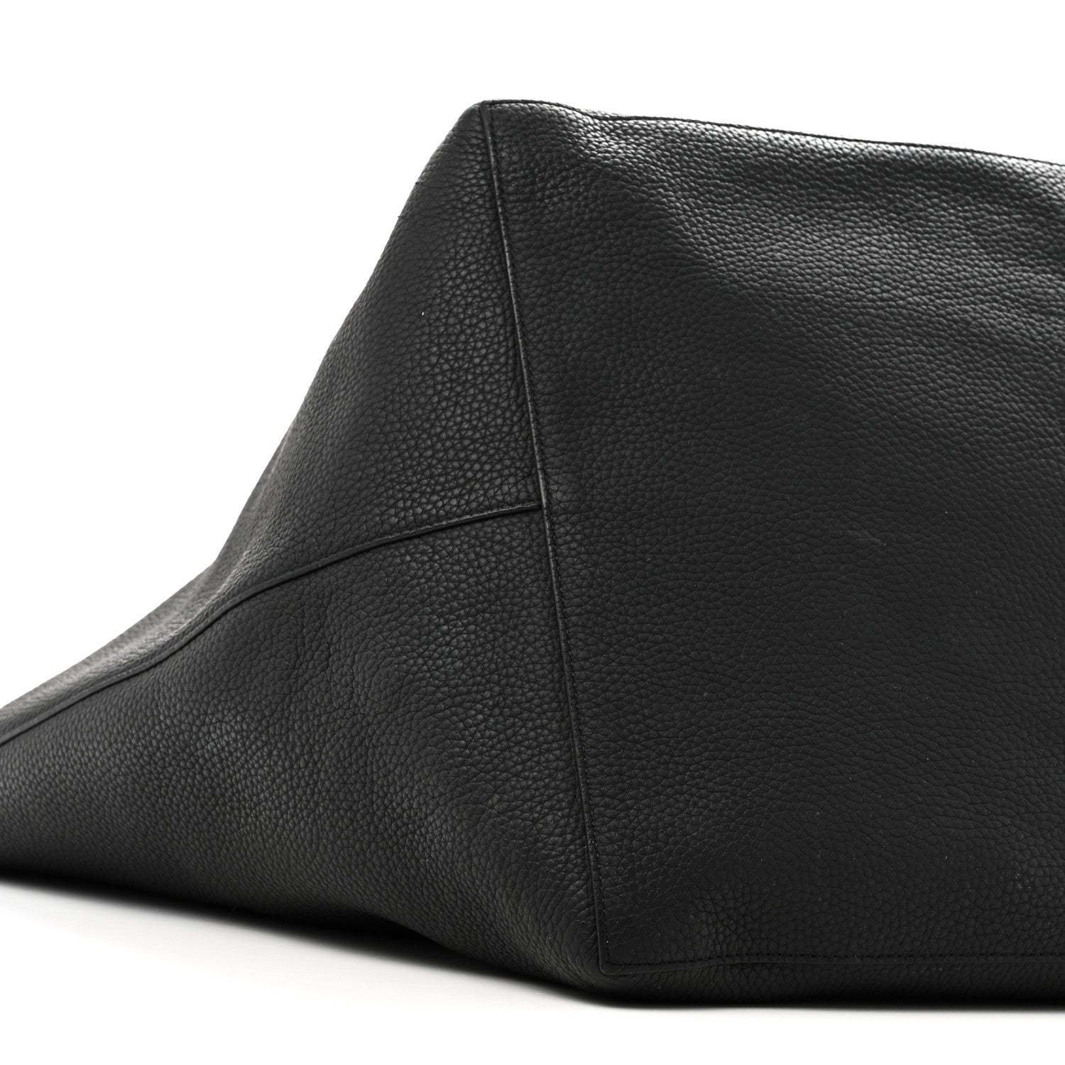 The Row Grained Calfskin Park Tote XL Black 1902072 – FASHIONPHILE