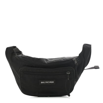 Balenciaga Recycled Casual Nylon Explorer Beltpack Black 1 of 12