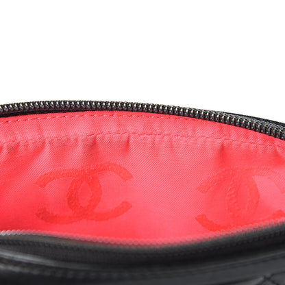 Chanel Calfskin Quilted Cambon Pochette Black 12 of 15