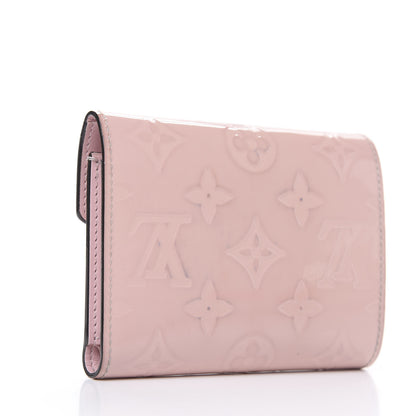 Louis Vuitton Vernis Victorine Wallet Rose Ballerine 2 of 6