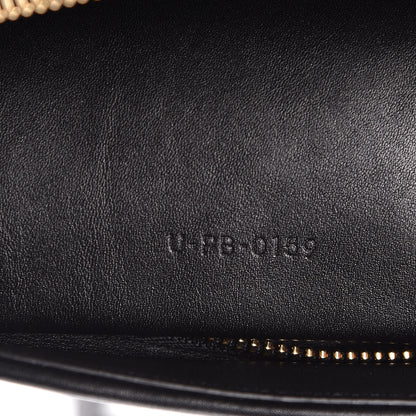 Celine Calfskin Quilted C Charm Belt Bag Black 7 of 10